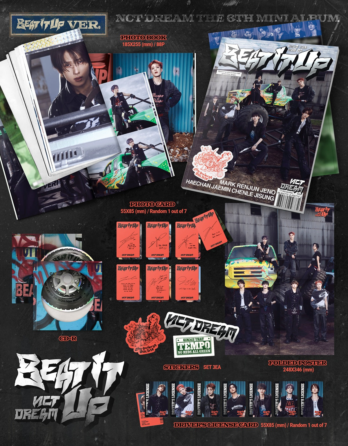 NCT Dream - 6th Mini Album [Beat It Up] Beat It Up Version.