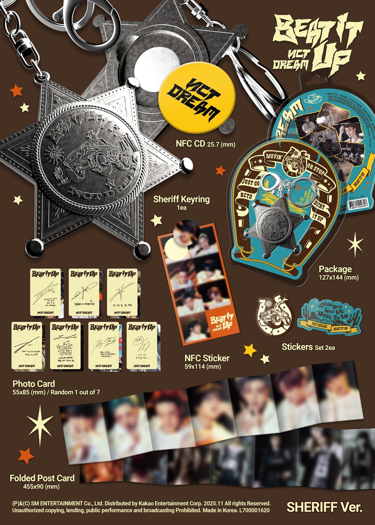 NCT Dream - 6th Mini Album [Beat It Up] Sheriff Version (Smart Album).