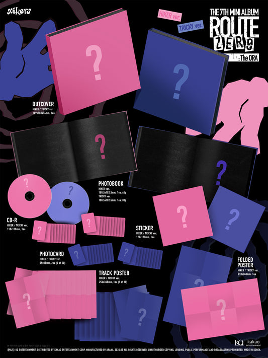 (PRE-ORDER 2026-05-20) Xikers - 7th Mini Album [ROUTE ZERO : The ORA] Standard Version (2 Versions) Random 1ea (POB Included - Pre-order only)