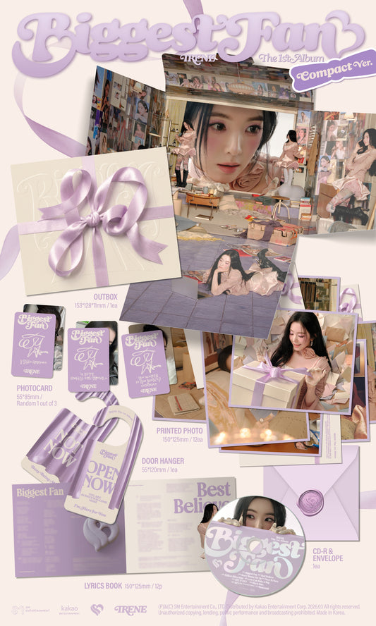 IRENE (RED VELVET) - 1st Album [Biggest Fan] Compact Version.