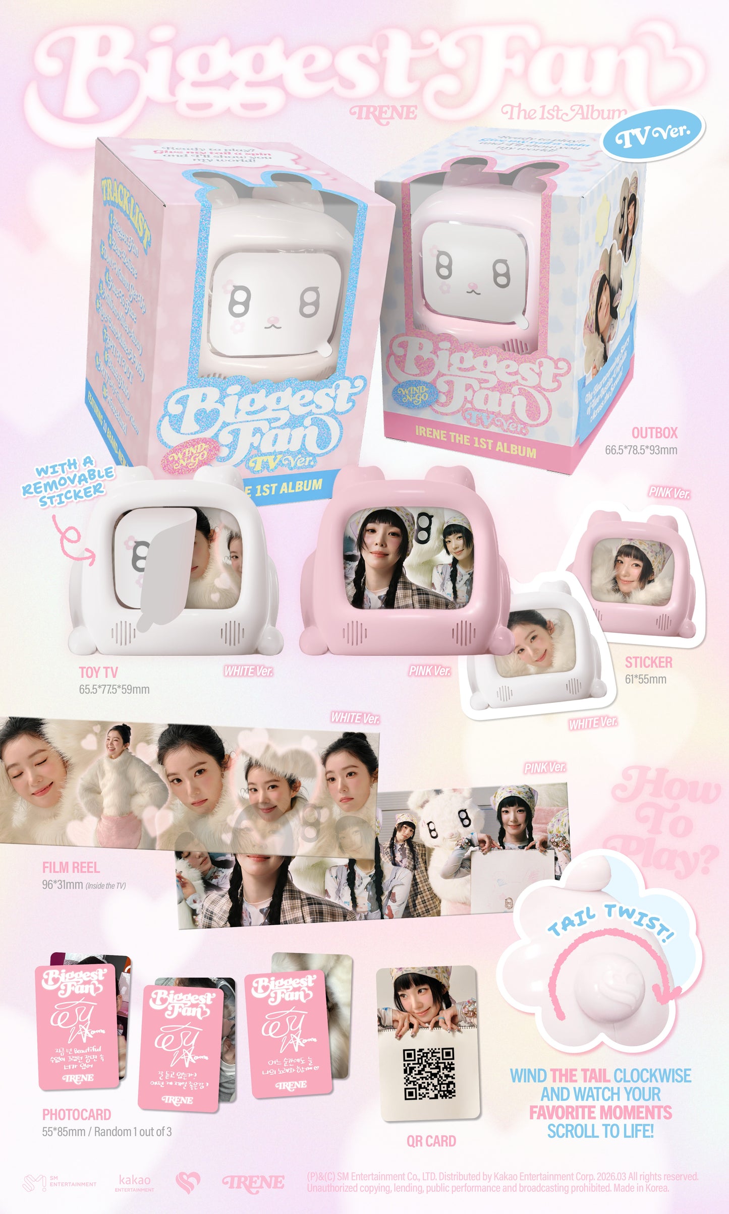 IRENE (RED VELVET) - 1st Album [Biggest Fan] TV Version (2 Versions)