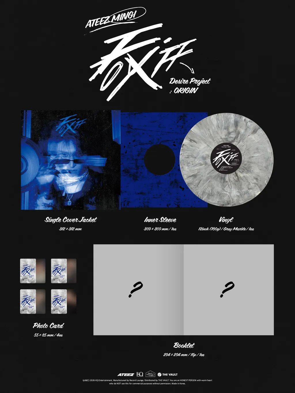 その他 ATEEZ LP ATEEZ - THE WORLD EP.FIN : WILL (X Ver.) – Resident Vinyl