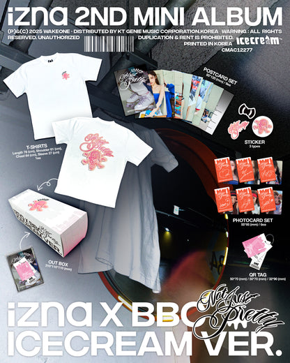 izna - 2nd Mini Album [Not Just Pretty] izna X BBC ICECREAM Version (Limited Edition).