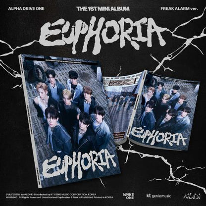 ALPHA DRIVE ONE (ALD1) - 1st Mini Album [EUPHORIA] FREAK ALARM Version (POB Option Available)