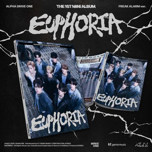 ALPHA DRIVE ONE - 1st Mini Album [EUPHORIA] FREAK ALARM Version (POB Option Available).