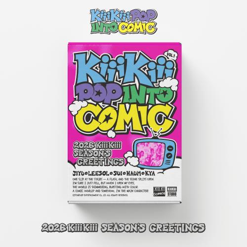 (PRE-ORDER 2025-12-26) KiiiKiii - 2026 Season's Greetings [KiiiKiii POP INTO COMIC](💝 K-Towns 2026 Season's Greetings Event!)