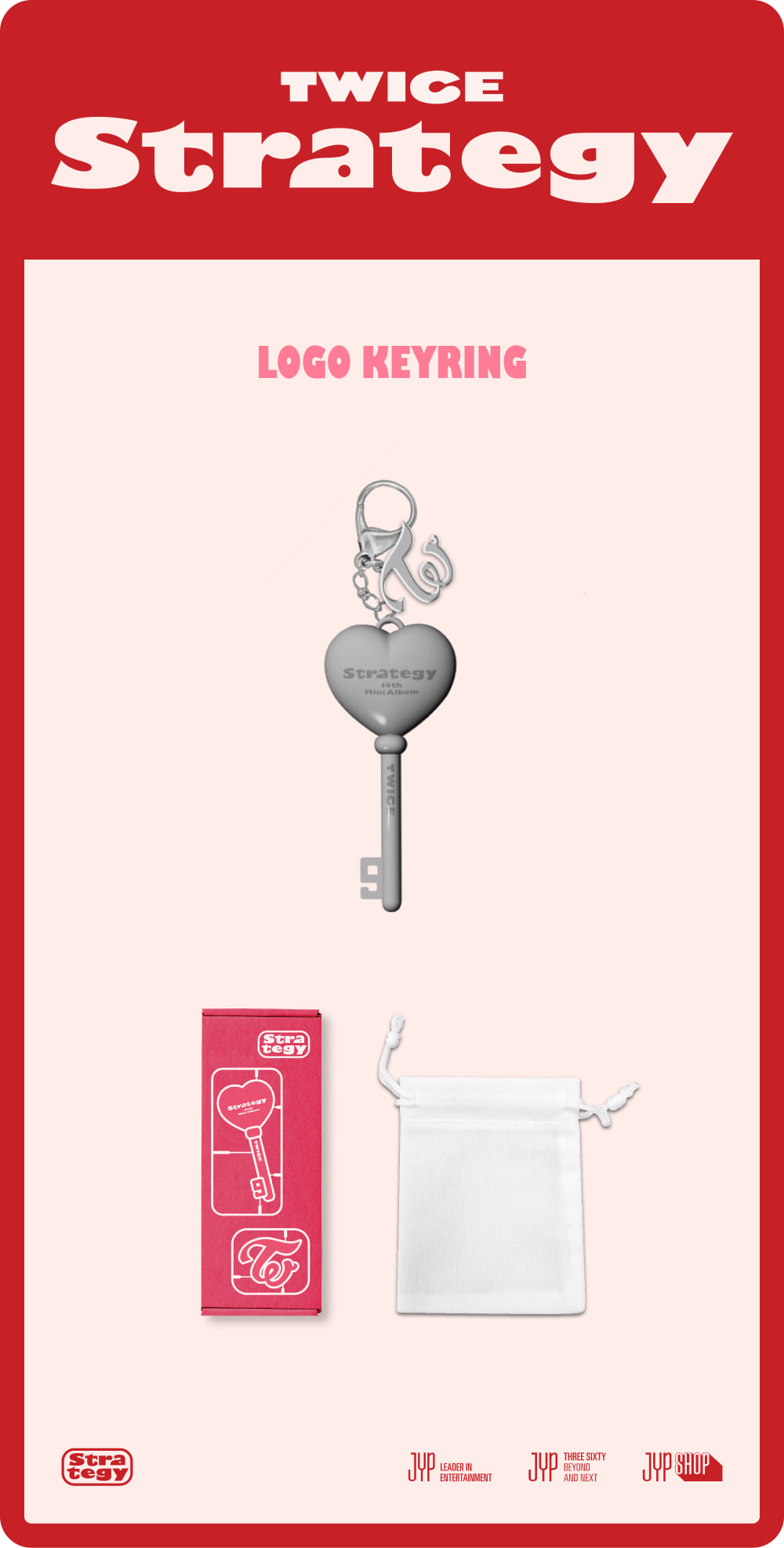 Twice - Strategy Pop-up in Seoul - Logo Keyring – K-Towns