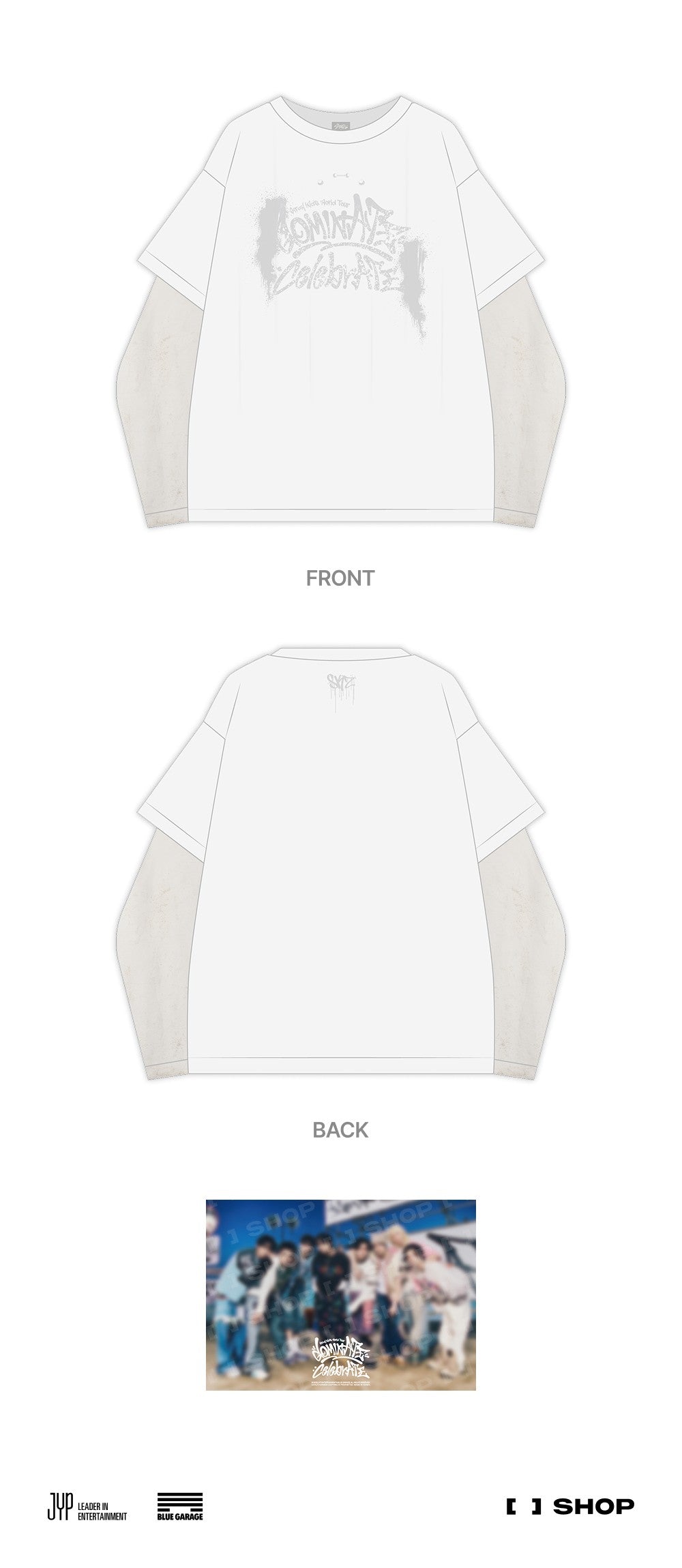 (PRE-ORDER 2026-02-06)  Stray Kids - [dominATE : celebrATE MD] LAYERED LONG SLEEVE