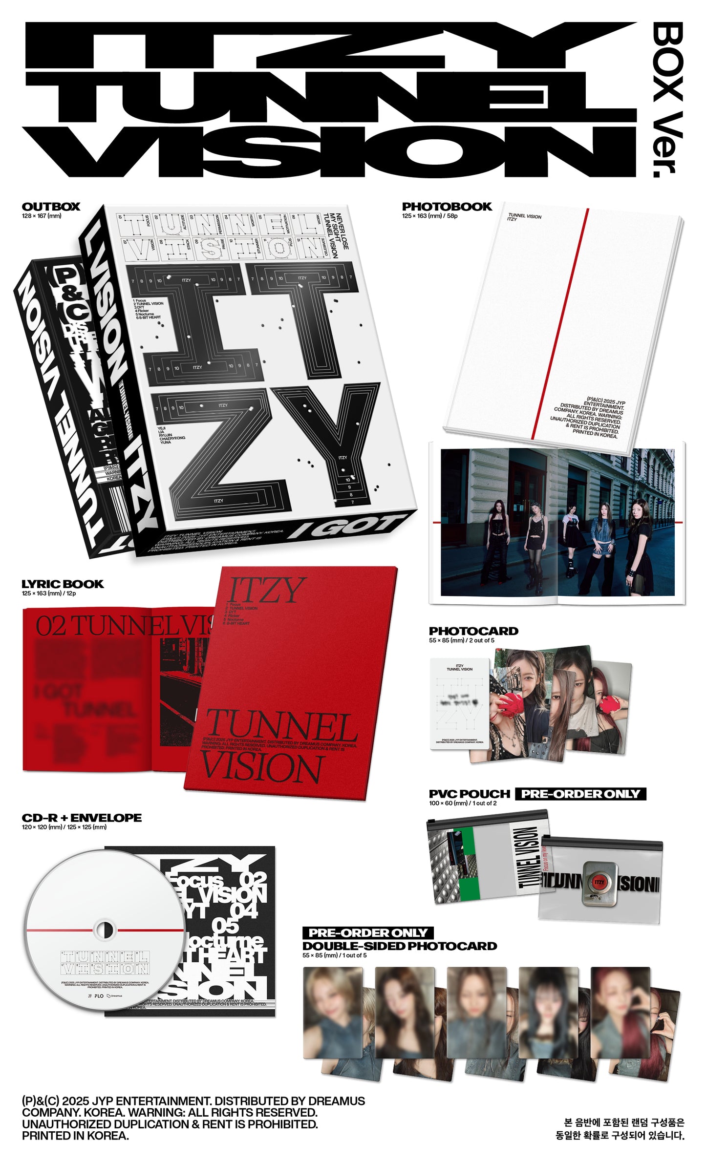 ITZY - [TUNNEL Vision] Box Version.