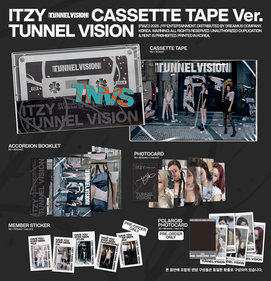 ITZY - [TUNNEL Vision] Cassette Tape Version
