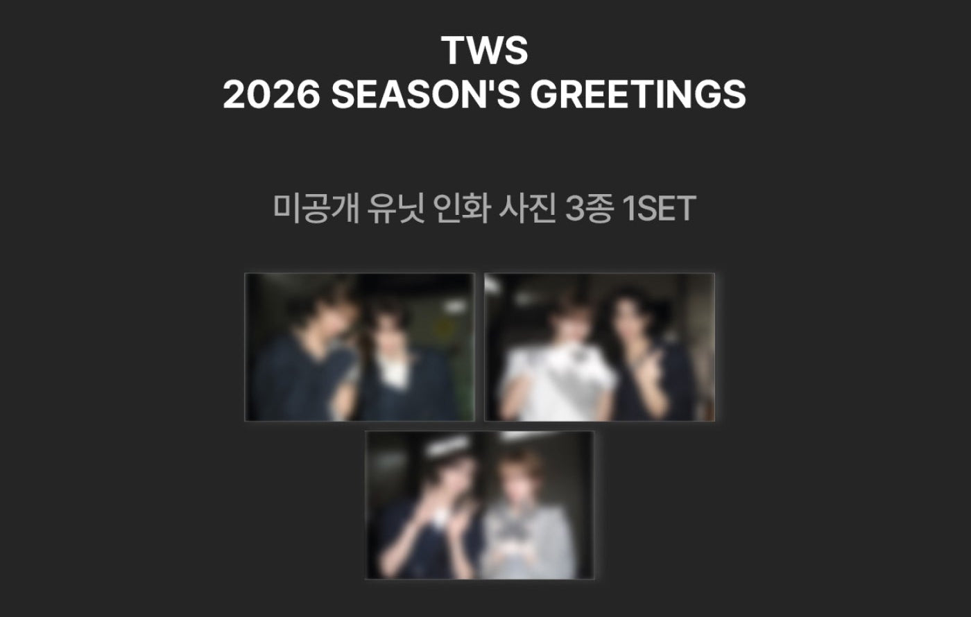 (PRE-ORDER 2025-12-24) TWS - 2026 Season's Greetings [TWS ASSEMBLE](POB - Unit Printed Photo 3ea)(💝 K-Towns 2026 Season's Greetings Event!)