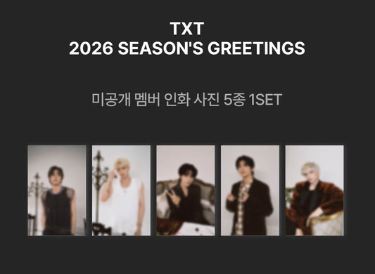 (PRE-ORDER 2025-12-30) Tomorrow X Together (TXT) - 2026 Season's Greetings (POB - Member Printed Photo 5ea)(💝 K-Towns 2026 Season's Greetings Event!)