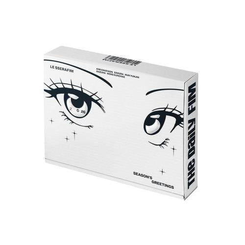 (PRE-ORDER 2025-12-24) LE SSERAFIM - 2026 Season's Greetings [THE DAILY FIM](POB - Unit Printed Photo 2ea)(💝 K-Towns 2026 Season's Greetings Event!)