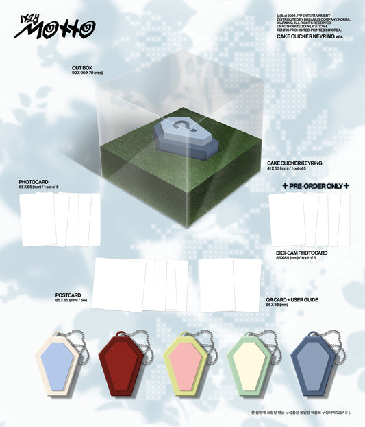 (PRE-ORDER 2026-05-18) ITZY - [MOTTO] Cake Clicker Keyring Version (POB Included - Pre-order only)