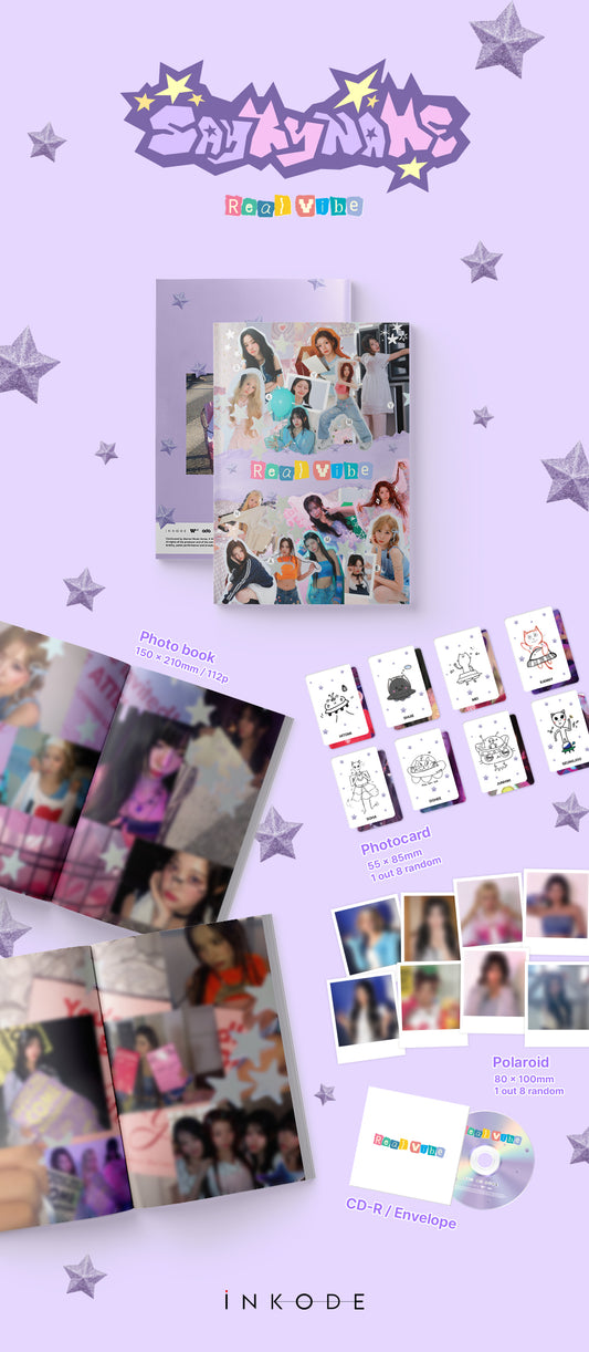 (PRE-ORDER 2025-12-29) SAY MY NAME - 3rd EP Album [&Our Vibe] Real VIBE Version.