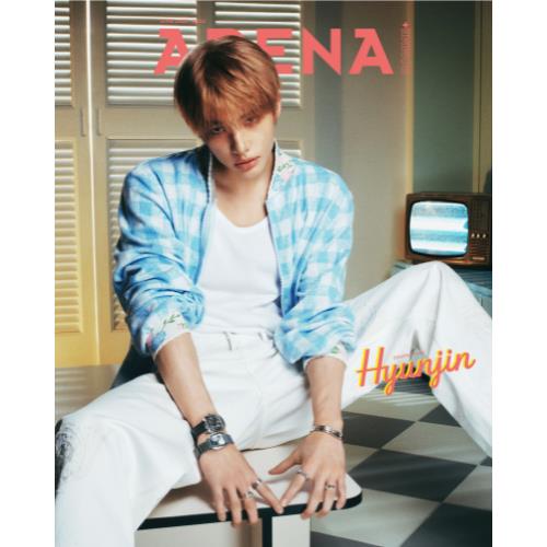 ARENA HOMME+ 2025.06 x Stray Kids Hyunjin (3 Covers)(Magazine)(ATEEZ Wooyoung).
