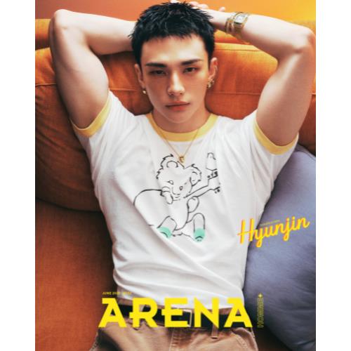 ARENA HOMME+ 2025.06 x Stray Kids Hyunjin (3 Covers)(Magazine)(ATEEZ Wooyoung).