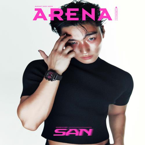 ARENA HOMME+ 2025.08 x SAN (ATEEZ) (6 Covers)(Magazine) – K-Towns