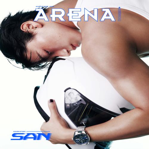 (PRE-ORDER 2025-08-08) ARENA HOMME+ 2025.08 x SAN (ATEEZ) (6 Covers)(Magazine)