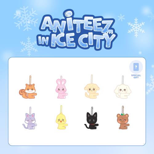 ATEEZ X ANITEEZ [ANITEEZ IN ICE CITY] Plush Photo Card Holder (POB-Photocard) (Merch).