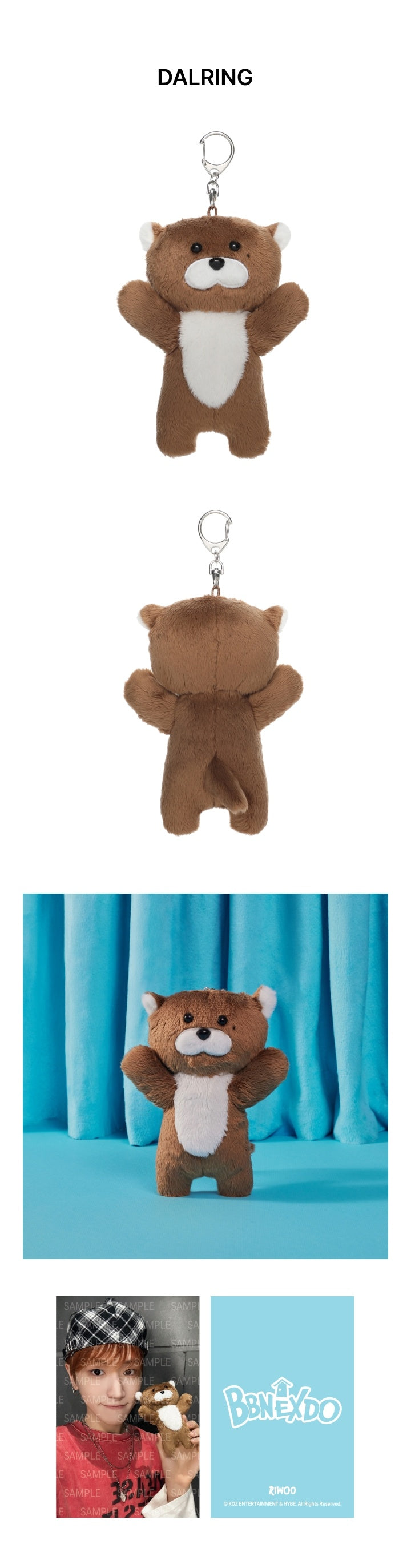 (PRE-ORDER 2025-06-30) BOYNEXTDOOR - OFFICIAL MD [BBNEXDO] Plush Keyring (HOW? ver.) (6 Versions)