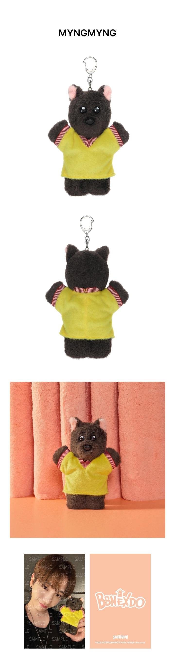 (PRE-ORDER 2025-06-30) BOYNEXTDOOR - OFFICIAL MD [BBNEXDO] Plush Keyring (HOW? ver.) (6 Versions)