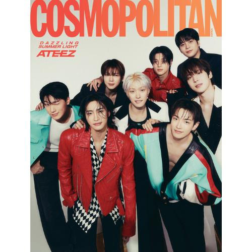COSMOPOLOTAN 2024.07 x ATEEZ Cover (10 Versions) (Magazine)