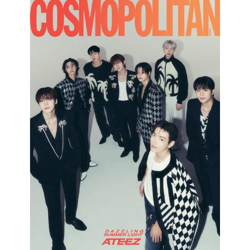 COSMOPOLOTAN 2024.07 x ATEEZ Cover (10 Versions) (Magazine)