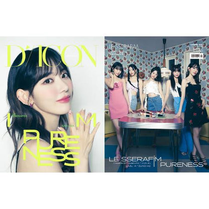 DICON VOLUME N°14 LE SSERAFI'M PURENESS (10 Versions)(Magazine).