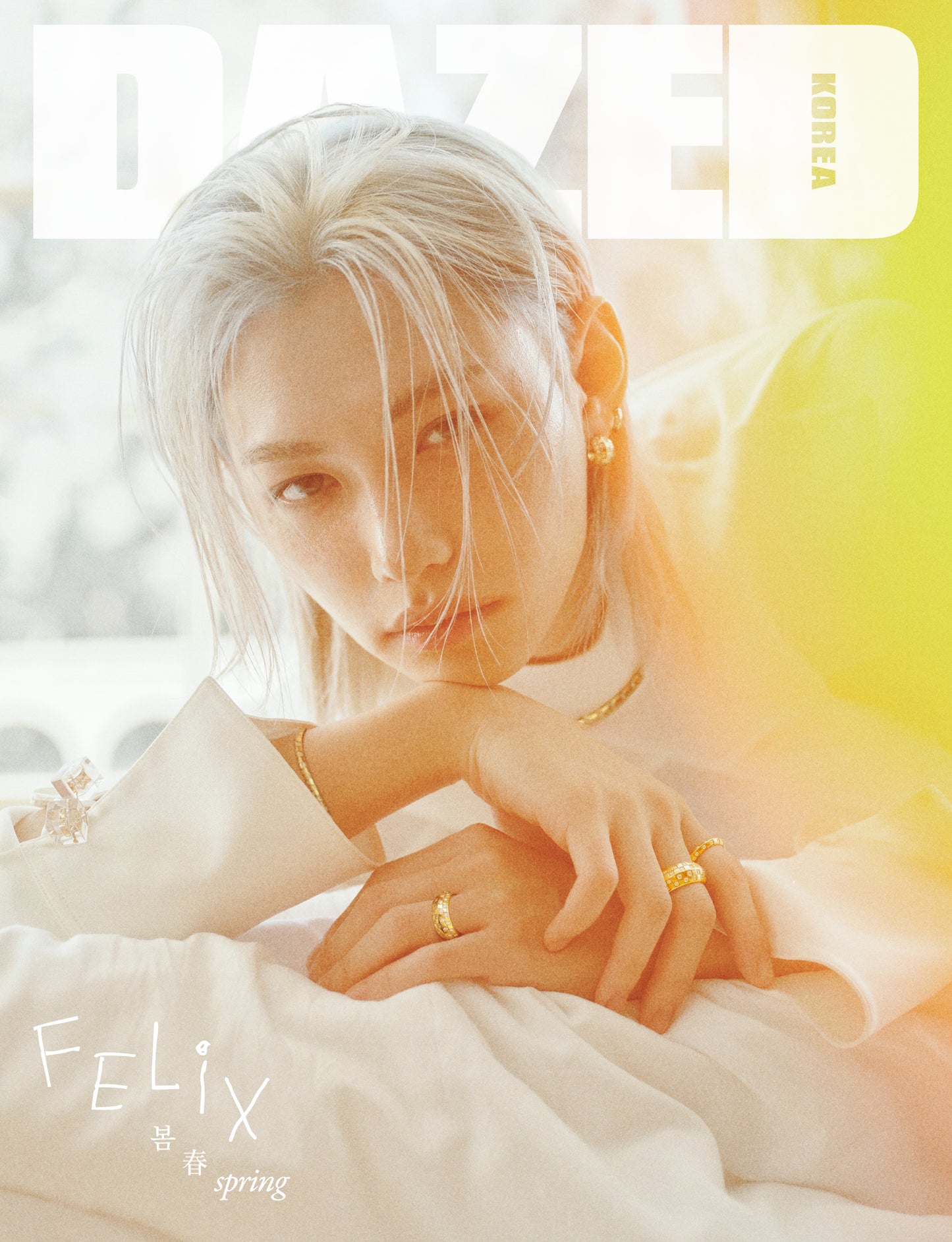 (PRE-ORDER 2026-04-02) DAZED & Confused Korea Magazine 2026.04 x Felix (Stray Kids)(3 Covers).