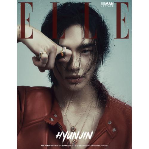 ELLE Magazine 2024.05 x Cover:Stray Kids HYUNJIN (6 Versions)[NewJeans Minji, LE SSERAFIM Huh Yunjin, Twice Sana, Jay Park].