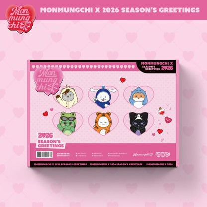 (PRE-ORDER 2025-12-26) MONSTA X - [MONMUNGCHI x 2026 Season's Greetings](💝 K-Towns 2026 Season's Greetings Event!)