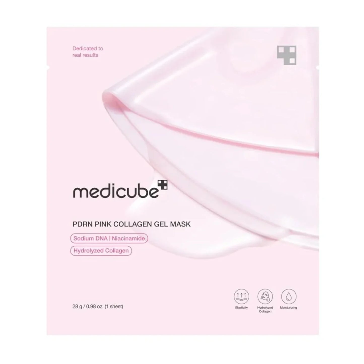 medicube - PDRN Pink Collagen Gel Mask (Set: 4 ea / Single: 1 ea)