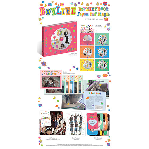 BoyNextDoor - Japan 2nd Single Album [BOYLIFE] (9 Versions).