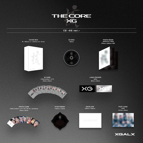 (PRE-ORDER 2026-01-24) XG - 1st Full Album [THE CORE - Kaku] XG Version/Limited Edition
