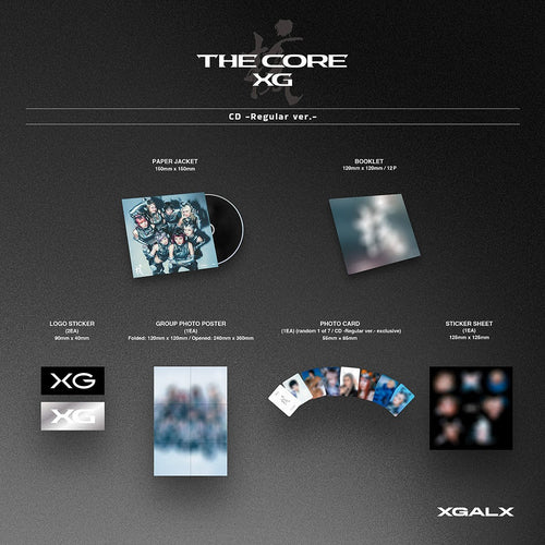(PRE-ORDER 2026-01-24) XG - 1st Full Album [THE CORE - Kaku] Regular Version