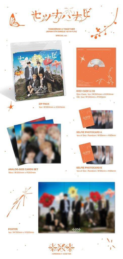 TOMORROW X TOGETHER 全員 5枚 トレカセット TOMORROW X TOGETHER (TXT) - 5rth Japan Single Album [Setsuna