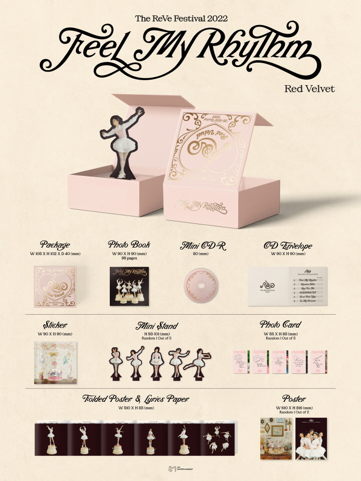 Red Velvet The ReVe Festival 2022 : Feel My Rhythm, Orgel Version (Mini CD).