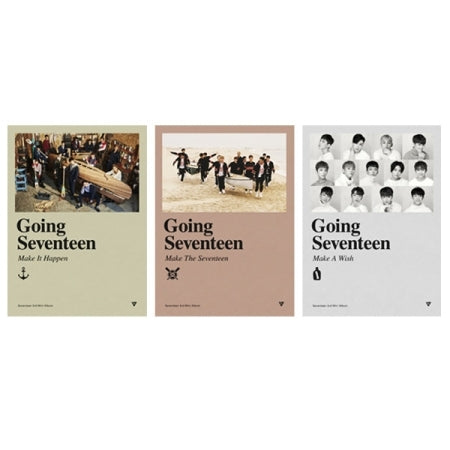 SEVENTEEN 3rd Mini Album Going Seventeen (3 Versions).