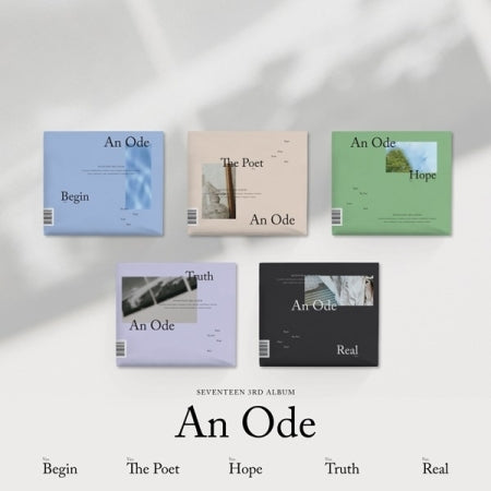 SEVENTEEN 3rd Album AN ODE (5 Versions).