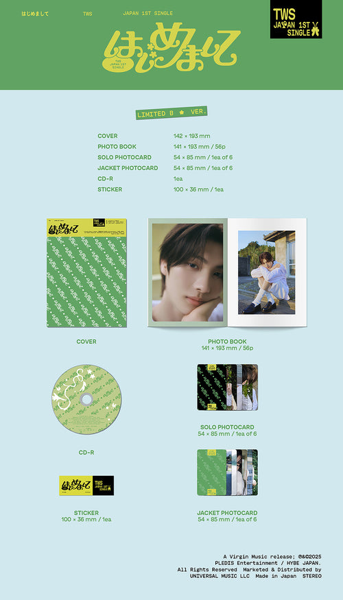 TWS - Japan Album [Hajimemashite] (9 Versions)