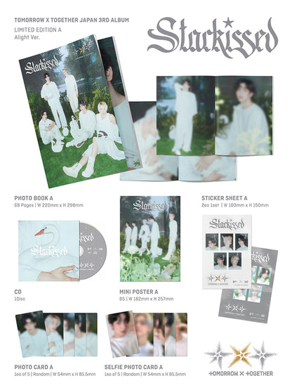 (PRE-ORDER 2025-10-20) TOMORROW X TOGETHER (TXT) - Japan 3rd Album [Starkissed] (8 Versions)