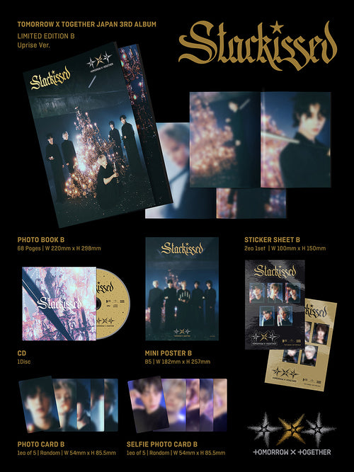 (PRE-ORDER 2025-10-20) TOMORROW X TOGETHER (TXT) - Japan 3rd Album [Starkissed] (8 Versions)