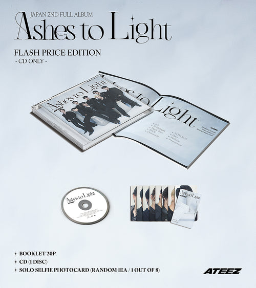 ATEEZ - Japan 2nd Album [Ashes to Light] 3 Versions – K-Towns
