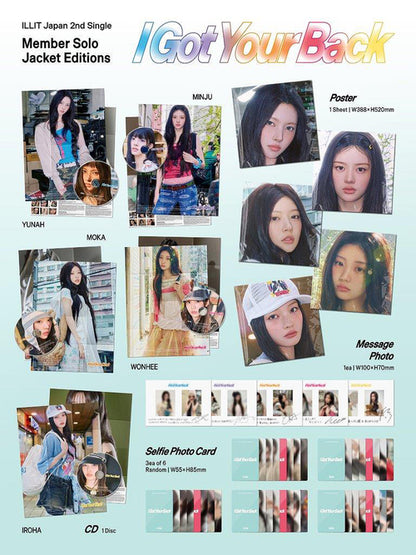 (PRE-ORDER 2026-07-29) ILLIT - Japan 2nd Single [I Got Your Back](9 Versions)