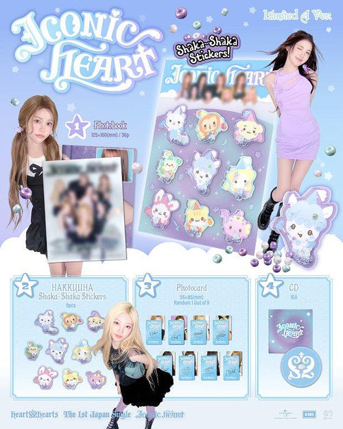 (PRE-ORDER 2026-08-12) Hearts2Hearts - Japan Album [ICONIC HEART] (5 Versions)