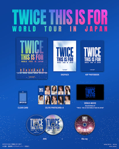 (PRE-ORDER 2026-08-26) TWICE - [THIS IS FOR] WORLD TOUR IN JAPAN (4 Options)