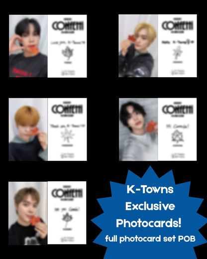 (PRE-ORDER 2026-09-07) VERIVERY 베리베리 - 8th Mini Album [CONFETTI] Photobook Version [K-Towns Exclusive Signed Album + Official Photocard Set]