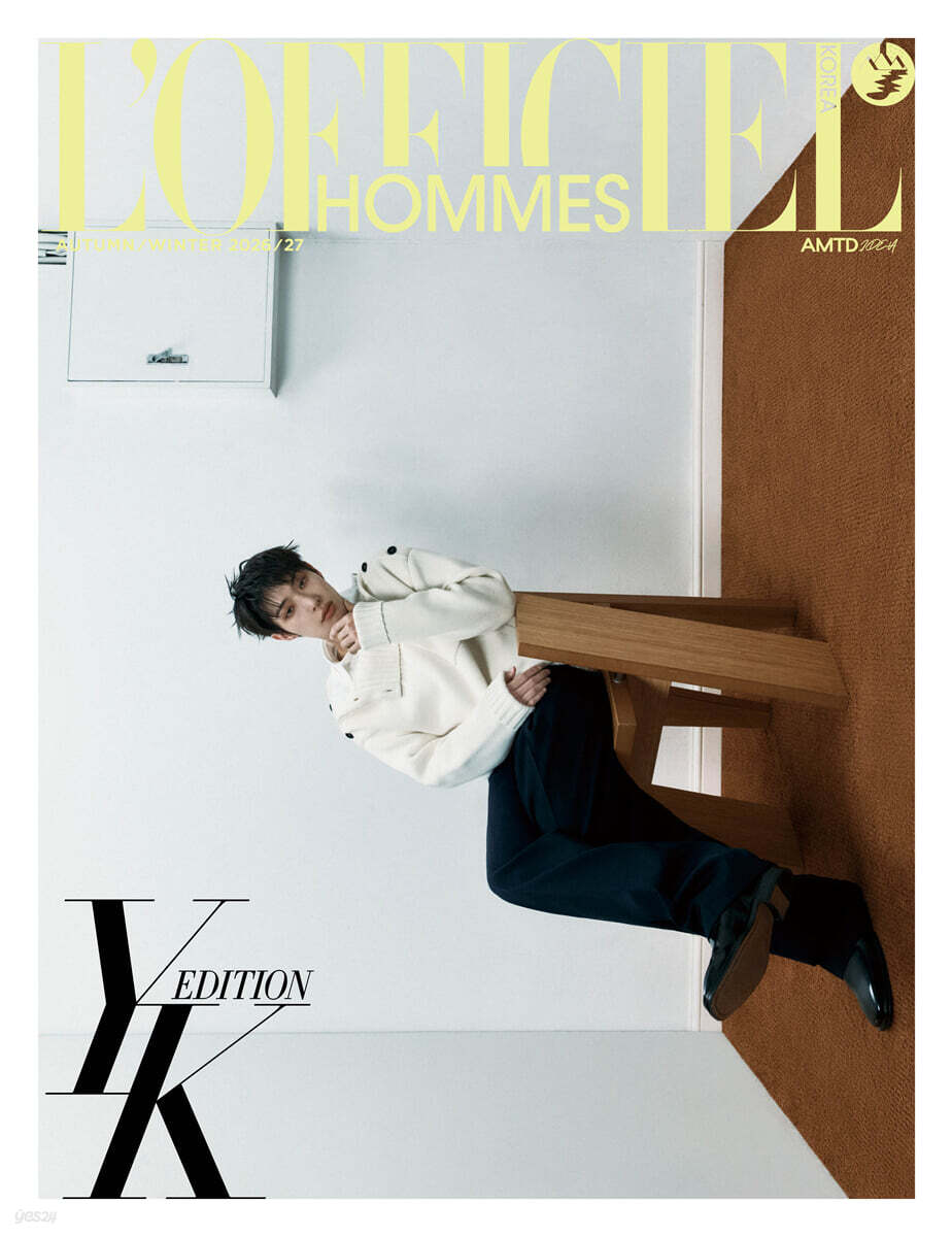 (PRE-ORDER 2026-09-07) L'OFFICIEL HOMME (Magazine) - 2026 F/W (Cover ATEEZ Mingi)(3 Covers)