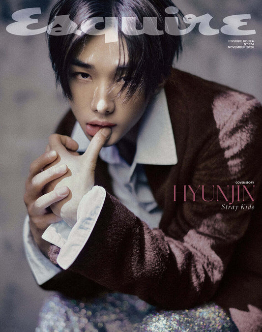 (PRE-ORDER 2026-11-03) ESQUIRE - 2026.11 x Hyunjin (Stray Kids)(Magazine)(3 Covers)Versions). (Copy)
